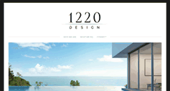 Desktop Screenshot of 1220design.com